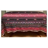 MES138 Colorful Ethnic Table Cloth/Bedspread/Blanket Textile