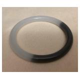 MES171 Greyish Purple & White Jade Bangle Bracelet New