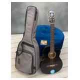 VBB109 Cordoba C5-CET BK Acoustic-Electric Classical Guitar w/Softcase & Set of Strings