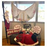 VBB184 Tree Skirts, Holiday Cushions, Merry Stockings, Dreamy Christmas Backdrop & More