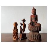 SAT005 - Southeast Asian Wooden Sculpture Art 