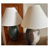 SAT019 - Two Decorative Table Lamps 