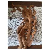 SAT020 - Wooden Statue of Hindu Diety