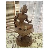 SAT021 - wooden statue of diety