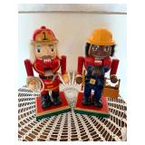 SAT041 - Pair of Firefighter Nutcrackers 