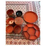 SAT051 - Assortment Of Lacquerware Bowls And Trays 
