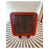SAT059 - Burmese Lacquerware Serving Tray 