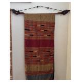 SAT063 - Asian Tribal Textile Wall Hanging