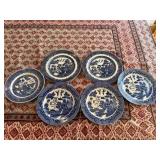 SAT075 - Set Of 6 Ceramic Plates 