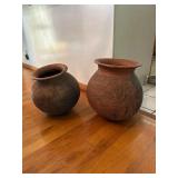 SAT080 - Vintage Sub-Saharan African Hand-Fired Utility Clay Pots