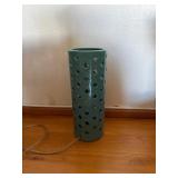 SAT087 - Aqua Blue Ceramic Table Lamp