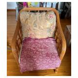 SAT099 - Vintage Natural Rattan Armchair
