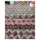SAT115 - Set of 4 Clear Glass Bistro Tumblers with Weighted Base