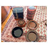 SAT131 - 3 Tier Lunch Boxes + Matching Bowl/Plate Set 