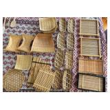 SAT170 - Assorted Wood And Thatch Items