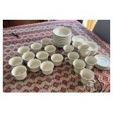 SAT173 - Espree Buffalo Cup, Plate, And Bowl Set (45 Pcs)