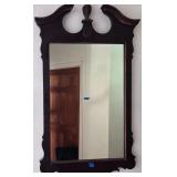 SAT181 - Traditional Chippendale-Style Wooden Wall Mirror