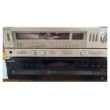 SAT239 - Assorted DVD And Cassette Tapes Player 