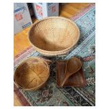 SAT242 - Vintage MCM Boho Home Decor Lot