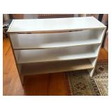 SAT250 - Set of 2 Stackable White Storage Shelves / Shoe Racks