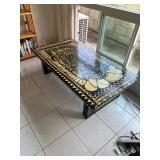 SAT268 - Hand-Painted Abstract Tribal Coffee Table