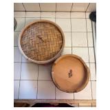 SAT290 - Bamboo Steamer & Wooden Rice Bucket