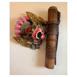 SAT329 - Balinese Decorative Face Mask and Decor