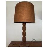 SAT330 - Carved Wood Lamp