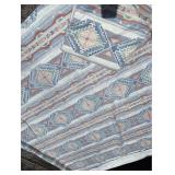 SAT372 - Vintage Owen Aztec Fleece Blanket