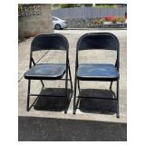SAT375 - Black Metal Folding Chairs