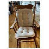 SAT404 - Colonial Revival Solid Wood Rocking Chair 