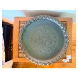 SAT427 - 16in Large Brass Decor Plate 