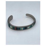 SAT429 - Semi-Precious Stones Silver Bracelet