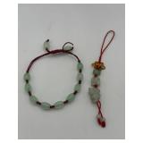 SAT434 - Real and Synthetic Jade Bracelet and Pendant