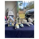 SAT518 - Whimsical Vintage Ceramic & Shabby Chic Decor Box Lot