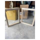 SAT529 - Set of 2 Open-Back Wood Picture Frames 13x16
