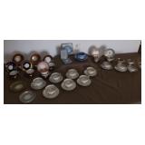 PPM018  Decorative Tea Cups and Saucers