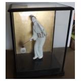 PPM019  Ceramic Japanese Figurine with Display Case