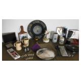 PPM041 Ceramic Beer Steins, Real Staghorn Cutlery & Silver Pieces!