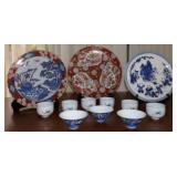 PPM069 Gold Imari Platter, Occupied Japan Dishes & More!