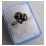 PPM079 Two Stone Star Sapphire Ring 