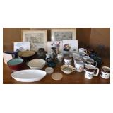 PPM086 Bamboo Framed Japanese Prints, Ceramics and More!