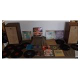 PPM126 More Vintage Vinyl Albums & Vintage Sony Speakers