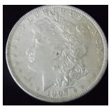 PPM142 One 1897 Morgan Silver Dollar Coin