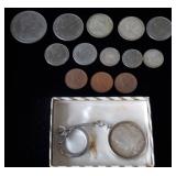 PPM146 Assortment Canadian Coins & Kennedy Half Dollar 