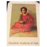 JYR018 The Lei Maker Print by Theodore Wores