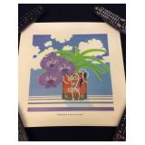 JYR019 Roslie Prussing Lithograph - "Orchids From Hawaii"