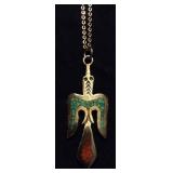 JYR022 Vintage Silver Eagle Pendant