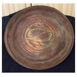 JYR024 Vintage Hammered Copper Tray