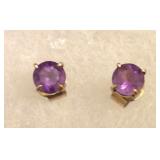 JYR034 Beautiful Amethyst Earrings